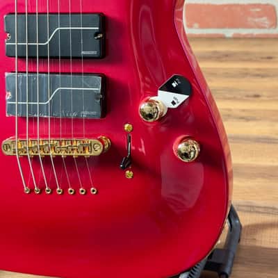 ESP LTD SC-607B Stephen Carpenter Signature 7-string Baritone Electric Guitar - Magenta image 3
