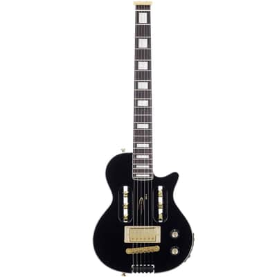 Traveler EG-1 Custom Black 6-String Electric Travel Guitar w/ Gigbag image 2