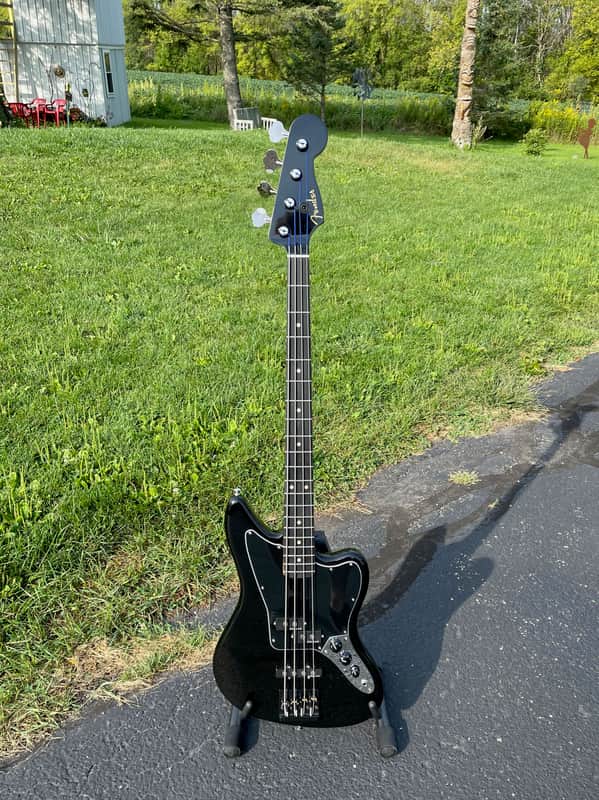 Fender Jaguar Bass Limited Edition 2021 Black w/Ebony Fingerboard Delano pickups, Hipshot Bridge + image 1