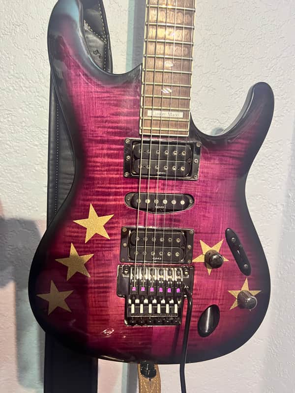 Ibanez S540LTD-Rare purple flame image 1