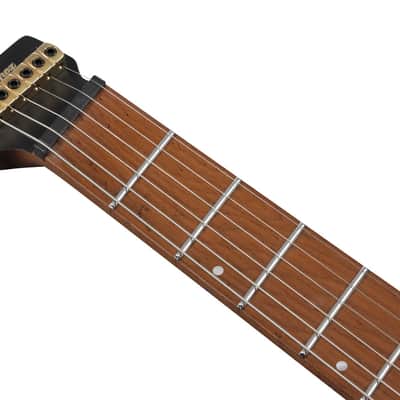 Ibanez Manuel Gardner Fernandes Signature 6 String Electric Guitar w/Bag - Obsidian Black Low Gloss (MGFM10OBL) image 4