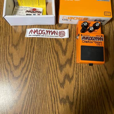 Boss DS1 with Analogman Pro/Midrange knob mods 2020 - Orange image 1
