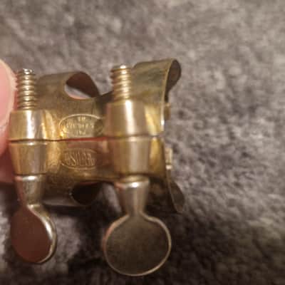 Harrison Bb clarinet ligature metal image 1