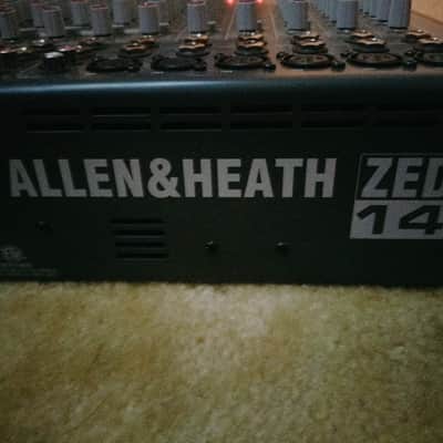 Allen & Heath ZED-14 14-Channel Mixer 2007 - Present - Black/Red image 2