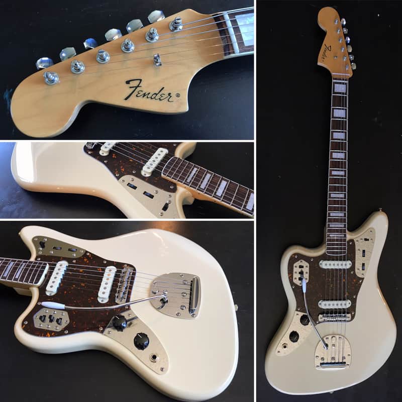Fender Jaguar Left-Handed Lefty Vintage White image 1