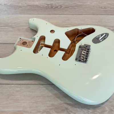2018 Fender Classic Player 60 62 RI Stratocaster Sonic Blue Body with Original Tremolo image 5