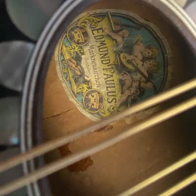 Edmund Paulus Markneukirchen Sachsen Bowlback Mandolin 1920's image 2