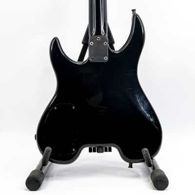 1989 Steinberger GM4TA Flagship Guitar — Newburgh, NY — Black w/ White Binding image 3