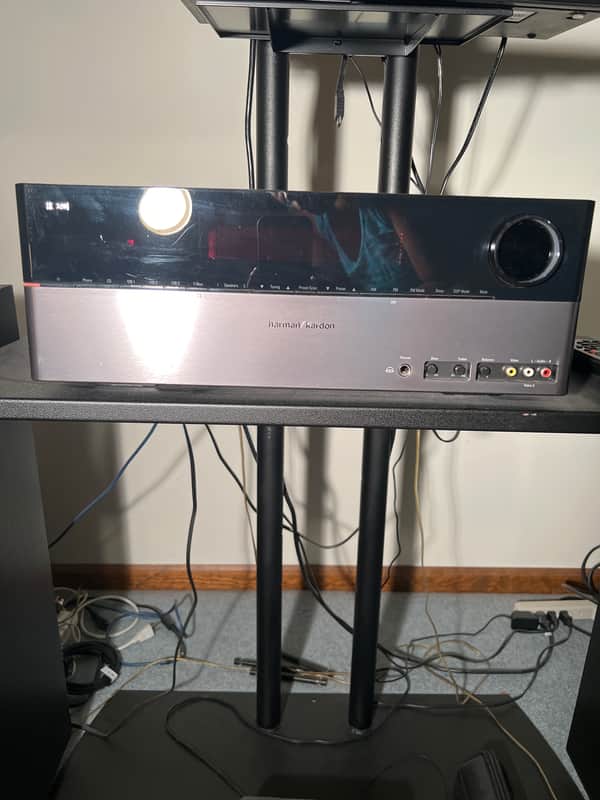 Harman Kardon HK 3490 Stereo Receiver  Black image 1