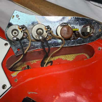 Fender 1966 Jazz Bass Fiesta Red image 12