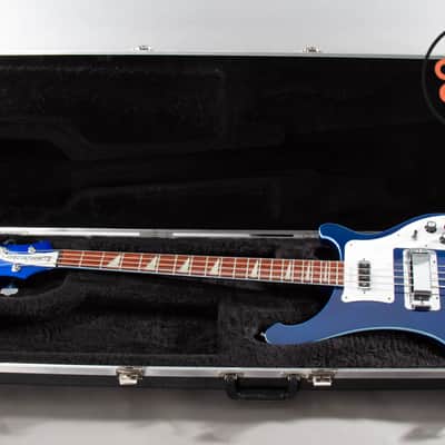 2004 Rickenbacker 4003 Midnight Blue Rare Finish All Original w/ OHSC image 2