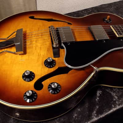 Greco FA80 ES-175 Replica by fujigen 1990 - Figured Top- Ex cond w/Hard Case image 12