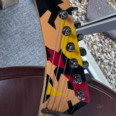 2013 ESP LTD GL-200K George Lynch Signature - Black with Kamikaze Graphic image 12