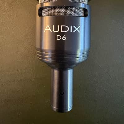 Audix D6 Dynamic Kick Drum Microphone 2010s - Black image 1