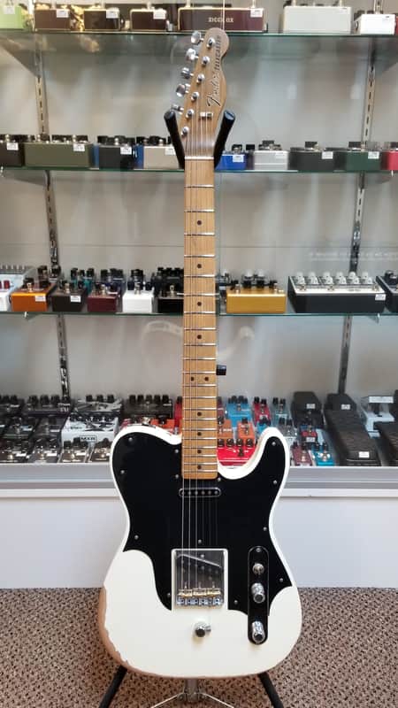 used Fender John Osborne Telecaster Olympic White, Road Worn, Excellent Condition with OHSC!