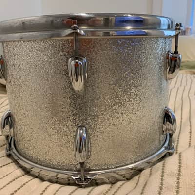 Slingerland Tom 9x13 1960's-1970's - Silver Sparkle image 2