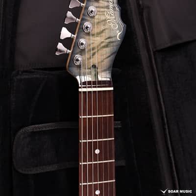 Momose MC7-MV-TOCHI SP’25/NJ - DBL-B (Dark Blue Burst) seven-string guitar #20414 - 4.2kg image 8