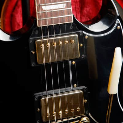 Gibson SG Standard '61 Maestro Limited Edition Ebony w/Gold Hardware image 5