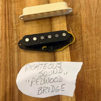 Righteous Sound Redwood Bridge Pickup – Warm Wood-Tone, Slightly Overwound, USA Handmade image 2