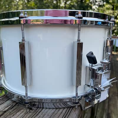Tama AW318 Artwood Gibraltar 14x8” Snare - Piano white image 6