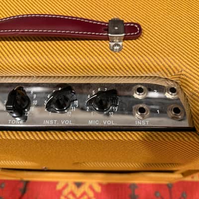 Fender '57 Custom Deluxe Tweed Handwired 1x12 Combo w/ Celestion Alnico Blue image 10