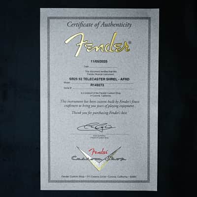 Fender Custom Shop '52 Telecaster Super Heavy Relic- Aged Fiesta Red 2025 (R149273) image 6
