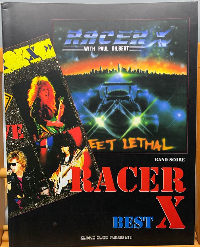 Racer X Best Band Score Guitar Tablature and Songbook Paul Gilbert