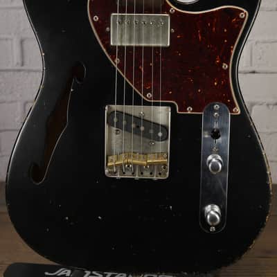 Rust (30th Street Guitars NYC) Thinline T-Style Electric Guitar 2020 Black Relic w/Case image 10