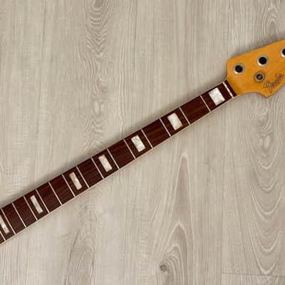 1966 Fender Jazz bass neck w/original lollipop tuners image 3