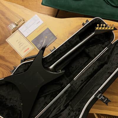 Jackson USA Warrior Custom Shop 2014 JCS Special Edition Slab Body, Black & Gold - Seymour Duncan Black Winter Pickups image 13
