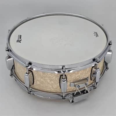 Used Rogers Dyna Sonic Reproduction 14x5 White Marine Pearl Reissue - Very Good image 3