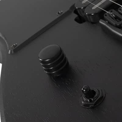 Schecter PT-8 MS Black Ops LH Satin Black Open Pore image 9