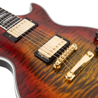 Gibson Custom Les Paul Axcess Standard Figured Top - Bengal Burst image 8