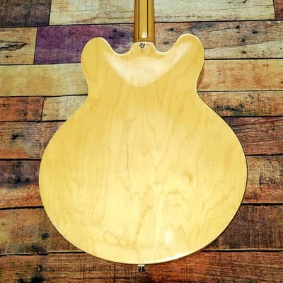 Epiphone Sheraton Korean 1989 Maple with BIG upgrades Semi Hollow Guitar image 2