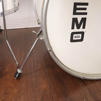 Remo Quadra PST 5pc Drum Set Kit White 22/16/14/13/12" image 2