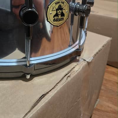 ddrum VP-SD Vinnie Paul Signature 8x14" Maple/Alder Snare Drum 2010s - Chrome image 3
