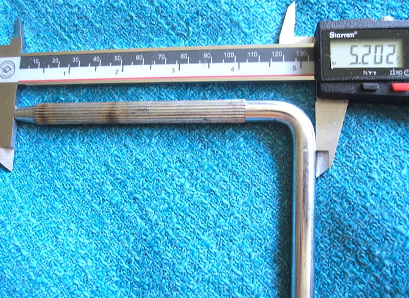 Ludwig Bass Drum Cymbal L-Arm Post Mount, Bottom-Half Only - Vintage image 1