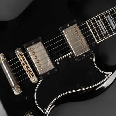 2017 Gibson Custom Shop SG Custom - Ebony | USA Long Neck Tenon 490R 498T Humbucker 3.17kg | CoA OHSC image 19