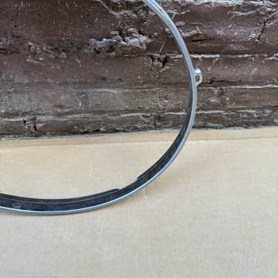 Unbranded 13" 5-Lug Chrome Drum Hoop Rim - Used, Good Condition image 3