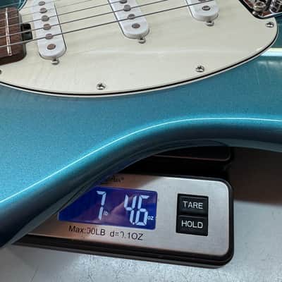 Ernie Ball Music Man Cutlass Tremolo with Rosewood Neck 2016 - Vintage Turquoise image 13