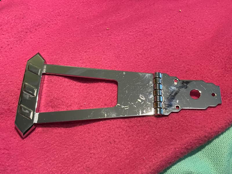 vintage 1970 Gibson es-175 tailpiece for archtop 1972 1971 es175 165 L7 L 7 image 1