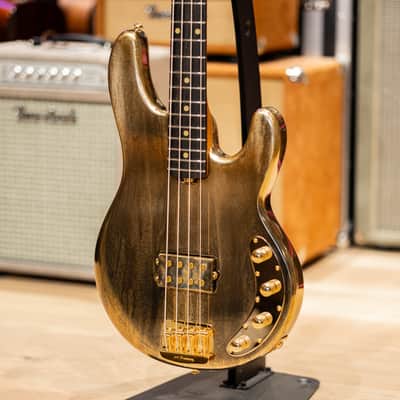 Ernie Ball Music Man 50th Anniversary StingRay 4 Special - Molten Gold image 2