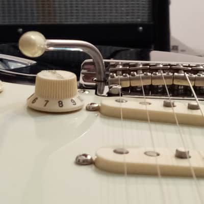 PUSH-IN 3/16 FENDER Professional 4,66mm Gilmour 4¾ SHORT ARM BLACK STRAT Or REDSTRAT 5⅕ Leva Corta For Strat Pro 10/32 2Point Sync Trem Fender Wilkinson - Gotoh image 9