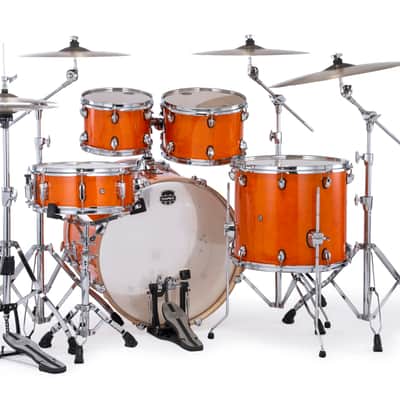 Mapex Mars Maple Glossy Amber Rock Drums 5pc Shell Pack 22/10/12/16/14 | NEW Authorized Dealer image 3