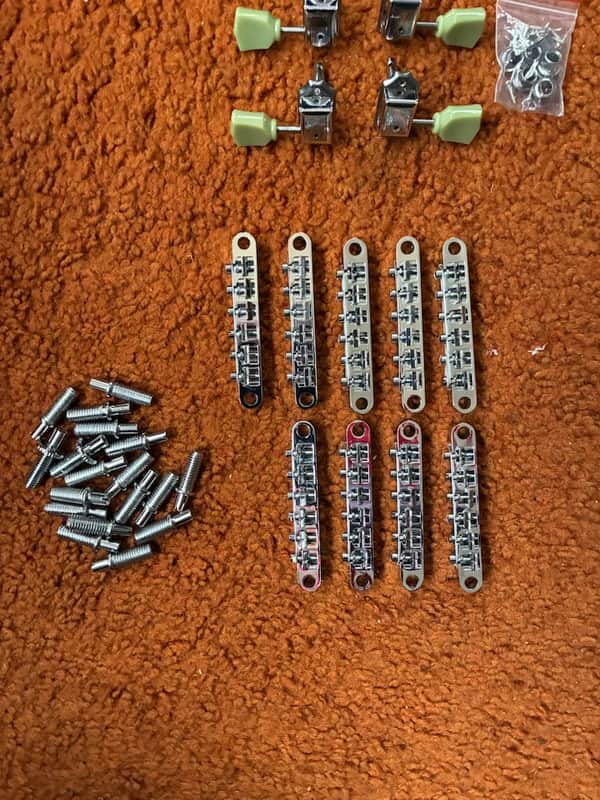 Tune-o-matic Gibson Style 2025 9 set's Chrome image 1