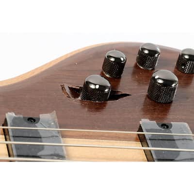 Ibanez BTB745 5-String Electric Bass Guitar Regular Low Gloss Natural image 5