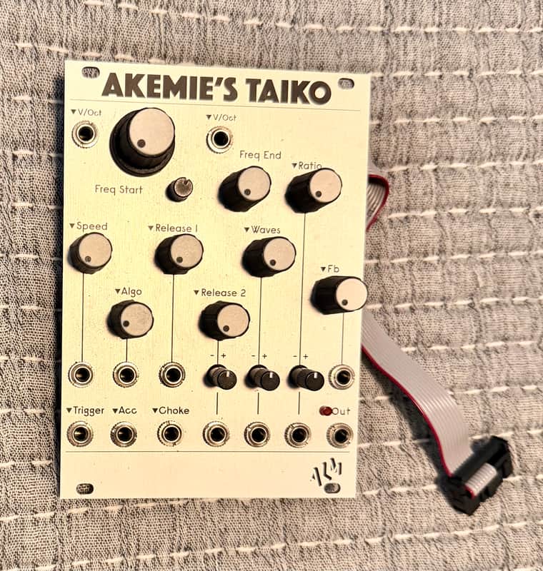 ALM/Busy Circuits ALM015 Akemie's Taiko Drum Voice Eurorack Synth Module 2021 - Present - Silver image 1