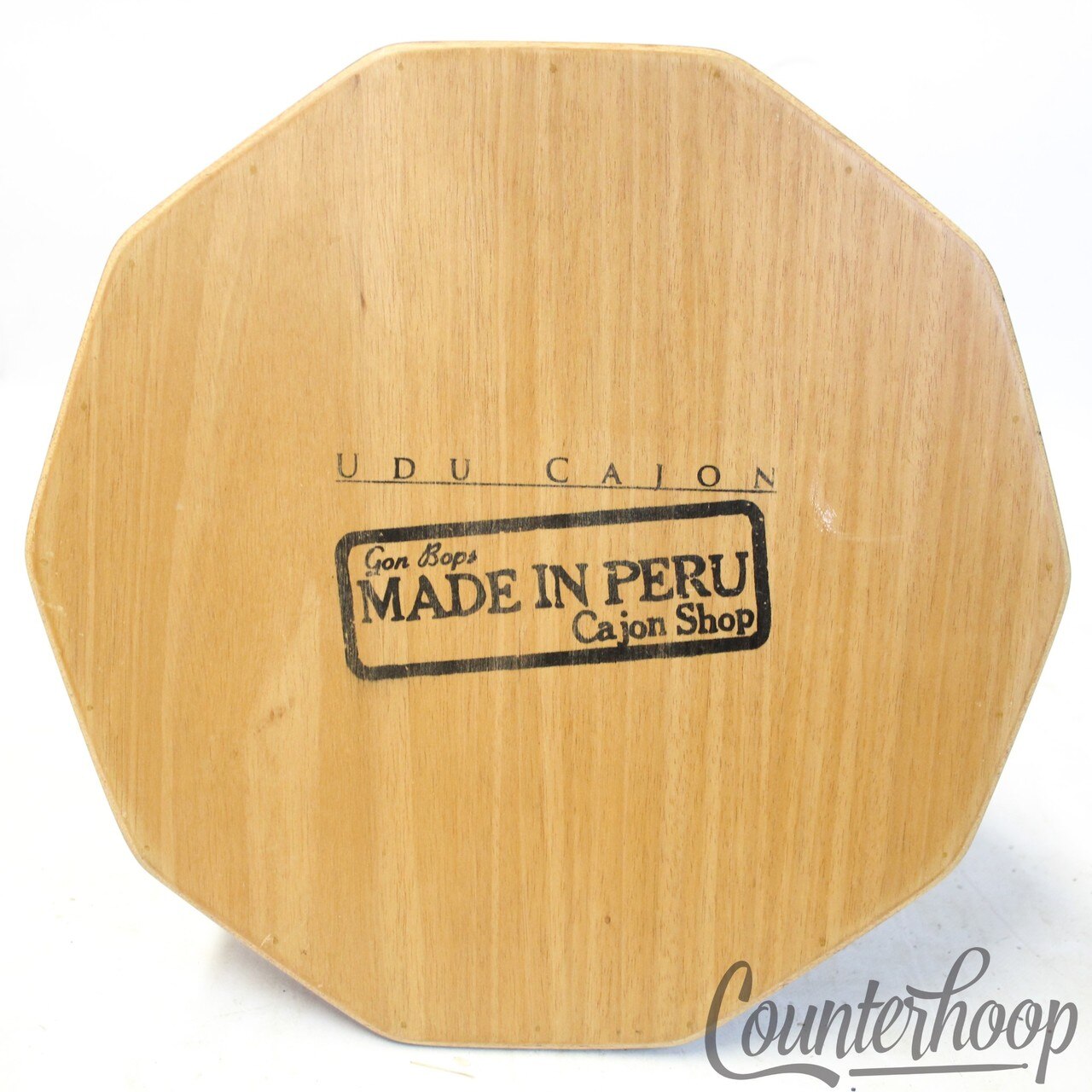 Gon Bops Udu Cajon Made In Peru Shop Latin Percussion Mohena Wood 11x16x4"Drum* — main photograph