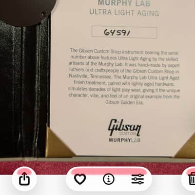 Gibson 1956 Les Paul Gold Top Murphy Lab 2024 - Godtop image 8