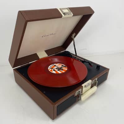 Classic Phono (Lenco) - TT-33 Brown - Portable Phono Suitcase - Speakers Built-In image 2